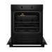 CVE612DB Chef 60cm Fan Forced Built-In Electric Oven in Black Finish